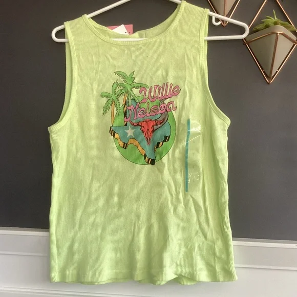 Willie Nelson Ribbed Tank - Picture 4 of 6
